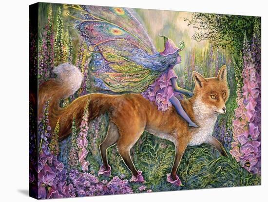 Foxglove Fairy-Josephine Wall-Stretched Canvas