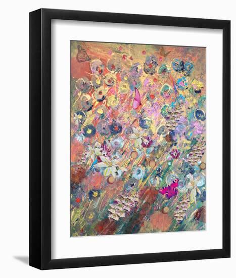 Foxglove grow-Claire Westwood-Framed Art Print