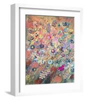 Foxglove grow-Claire Westwood-Framed Art Print