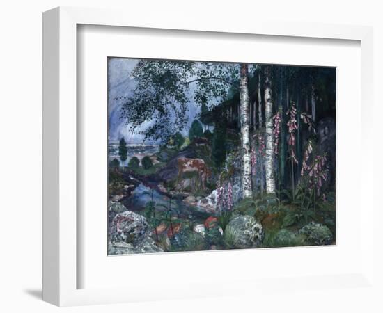 Foxgloves, 1909-Ludwig Munthe-Framed Giclee Print