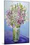 Foxgloves and Campanulas, 2005-Joan Thewsey-Mounted Giclee Print