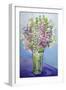 Foxgloves and Campanulas, 2005-Joan Thewsey-Framed Giclee Print