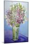 Foxgloves and Campanulas, 2005-Joan Thewsey-Mounted Giclee Print