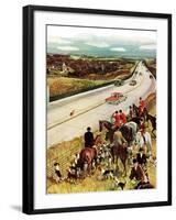 "Foxhunters Outfoxed," December 2, 1961-John Falter-Framed Giclee Print