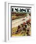 "Foxhunters Outfoxed," Saturday Evening Post Cover, December 2, 1961-John Falter-Framed Giclee Print