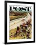 "Foxhunters Outfoxed," Saturday Evening Post Cover, December 2, 1961-John Falter-Framed Giclee Print