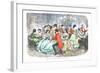 'Foxhunters Regaling in the Present Degenerate Days', c1856-John Leech-Framed Giclee Print