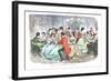 'Foxhunters Regaling in the Present Degenerate Days', c1856-John Leech-Framed Giclee Print