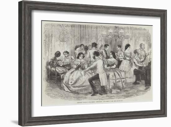 Foxhunters Regaling in the Present Degenerate Days-John Leech-Framed Giclee Print