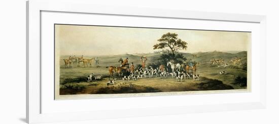 Foxhunting, Plate 3, Engraved by Thomas Sutherland (1785-1838) 1817-Dean Wolstenholme-Framed Premium Giclee Print