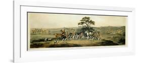 Foxhunting, Plate 3, Engraved by Thomas Sutherland (1785-1838) 1817-Dean Wolstenholme-Framed Premium Giclee Print