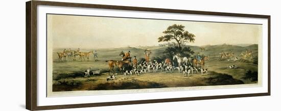 Foxhunting, Plate 3, Engraved by Thomas Sutherland (1785-1838) 1817-Dean Wolstenholme-Framed Premium Giclee Print