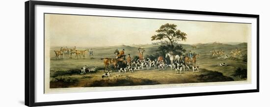 Foxhunting, Plate 3, Engraved by Thomas Sutherland (1785-1838) 1817-Dean Wolstenholme-Framed Premium Giclee Print