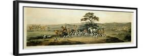 Foxhunting, Plate 3, Engraved by Thomas Sutherland (1785-1838) 1817-Dean Wolstenholme-Framed Premium Giclee Print