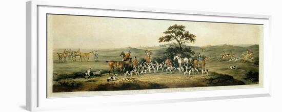 Foxhunting, Plate 3, Engraved by Thomas Sutherland (1785-1838) 1817-Dean Wolstenholme-Framed Premium Giclee Print