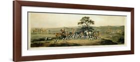 Foxhunting, Plate 3, Engraved by Thomas Sutherland (1785-1838) 1817-Dean Wolstenholme-Framed Giclee Print