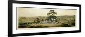 Foxhunting, Plate 3, Engraved by Thomas Sutherland (1785-1838) 1817-Dean Wolstenholme-Framed Giclee Print