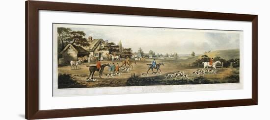 Foxhunting, Plate 4, Engraved by Thomas Sutherland (1785-1838) 1817-Dean Wolstenholme-Framed Premium Giclee Print