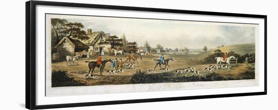 Foxhunting, Plate 4, Engraved by Thomas Sutherland (1785-1838) 1817-Dean Wolstenholme-Framed Premium Giclee Print