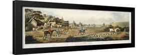 Foxhunting, Plate 4, Engraved by Thomas Sutherland (1785-1838) 1817-Dean Wolstenholme-Framed Giclee Print