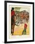 Foxhunting - the Meet-Charles Robinson-Framed Art Print