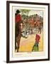 Foxhunting - the Meet-Charles Robinson-Framed Art Print