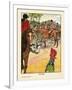 Foxhunting - the Meet-Charles Robinson-Framed Art Print