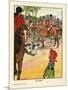 Foxhunting - the Meet-Charles Robinson-Mounted Art Print