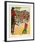 Foxhunting - the Meet-Charles Robinson-Framed Art Print