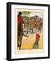 Foxhunting - the Meet-Charles Robinson-Framed Art Print