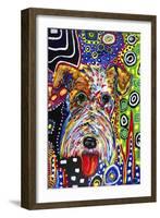 Foxie-MADdogART-Framed Giclee Print