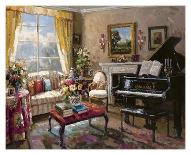 Grand Piano Room-Foxwell-Stretched Canvas
