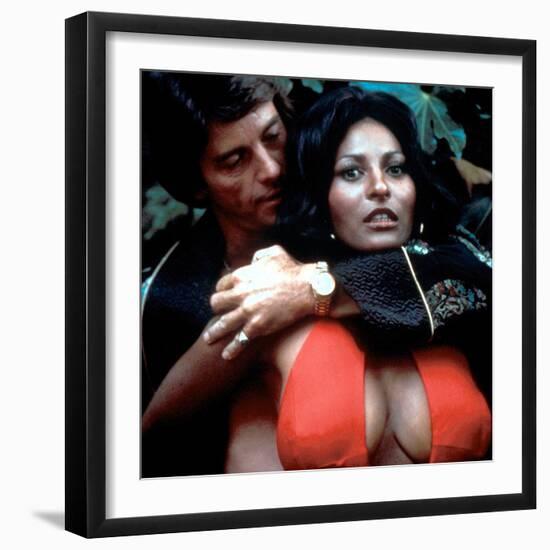 Foxy Brown, Peter Brown, Pam Grier, 1974-null-Framed Photo