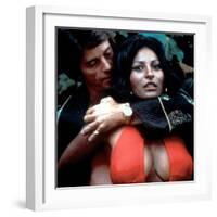 Foxy Brown, Peter Brown, Pam Grier, 1974-null-Framed Photo