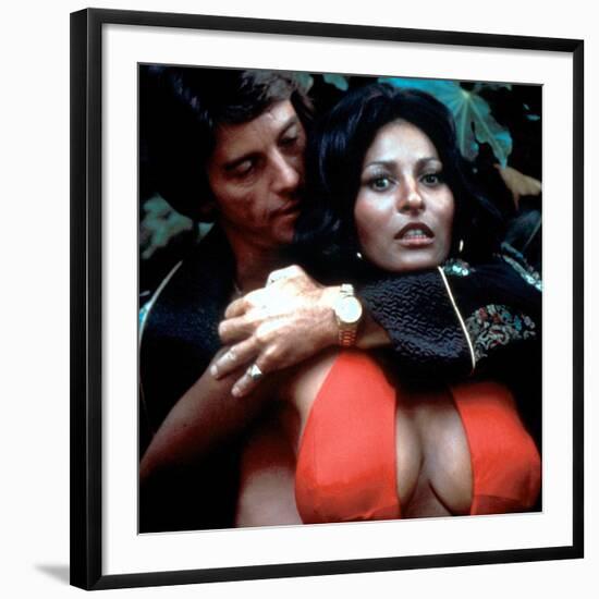 Foxy Brown, Peter Brown, Pam Grier, 1974-null-Framed Photo