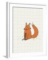 Foxy Fox-Lisa Stickley-Framed Giclee Print