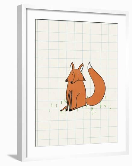 Foxy Fox-Lisa Stickley-Framed Giclee Print