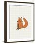 Foxy Fox-Lisa Stickley-Framed Giclee Print