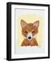 Foxy Fox-Julie DeRice-Framed Art Print