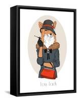 Foxy Lady-Olga Angellos-Framed Stretched Canvas