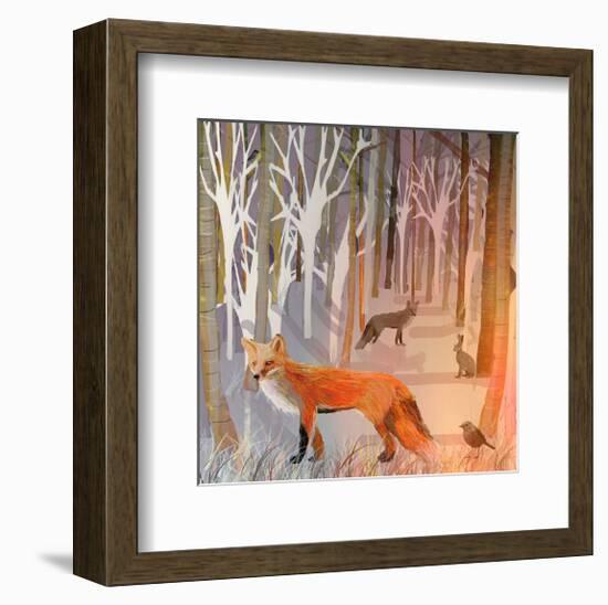 Foxy Wood-Claire Westwood-Framed Art Print