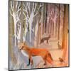 Foxy Wood-Claire Westwood-Mounted Art Print