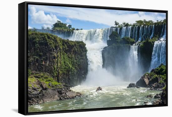 Foz De Iguazu (Iguacu Falls)-Michael Runkel-Framed Stretched Canvas