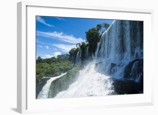 Foz De Iguazu, Largest Waterfalls, Iguazu National Park-Michael Runkel-Framed Photographic Print