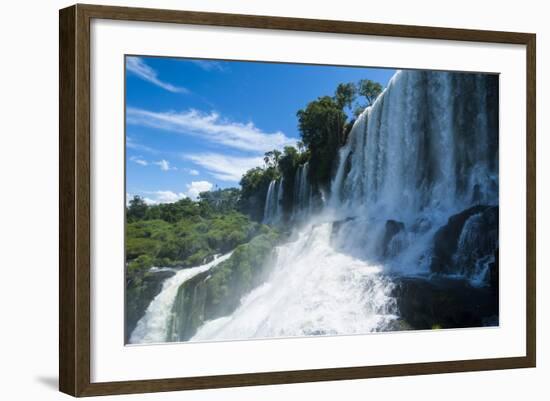 Foz De Iguazu, Largest Waterfalls, Iguazu National Park-Michael Runkel-Framed Photographic Print