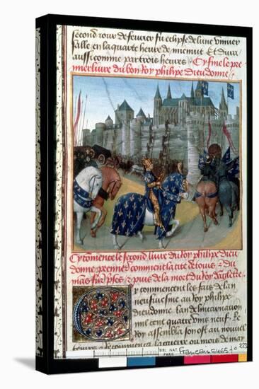 Fr 6465 F.223 Taking of Tours by Philippe Auguste (1165-1223) King of France in 1202-null-Stretched Canvas
