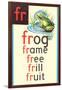 FR for Frog-null-Framed Art Print