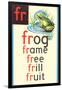 FR for Frog-null-Framed Art Print