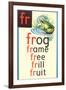 FR for Frog-null-Framed Art Print