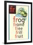 FR for Frog-null-Framed Art Print